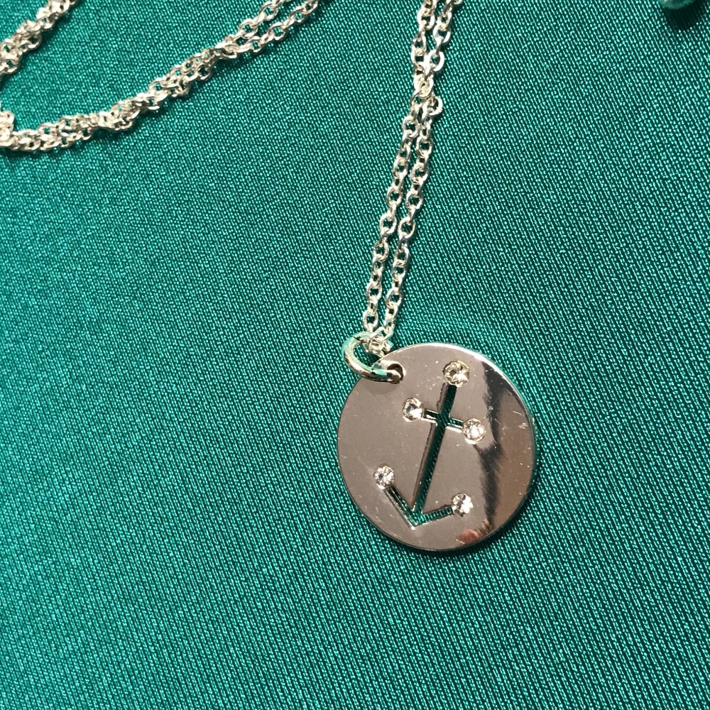 Silver Sagittarius Zodiac Necklace